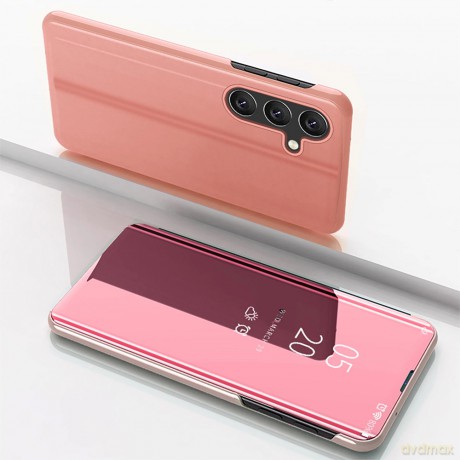 Etui Clear View Case do Samsung Galaxy A36 pokrowiec z klapką - różowe