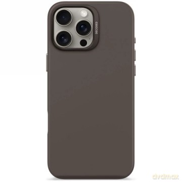 Etui Decoded AntiMicrobial Silicone Backcover z MagSafe do iPhone 16 Pro Max - ciemnobrązowe