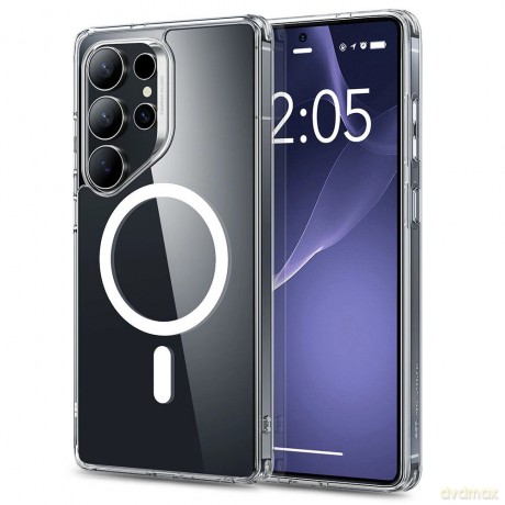Etui ESR Classic Hybrid Halolock MagSafe na Samsung Galaxy S25 Ultra - przezroczyste