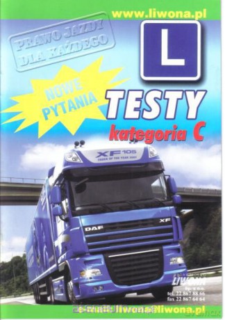 Testy kat. C LIWONA [KSIĄŻKA]