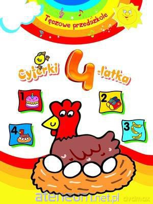 Tęczowe przedszkole - Cyferki 4-latka [KSIĄŻKA]