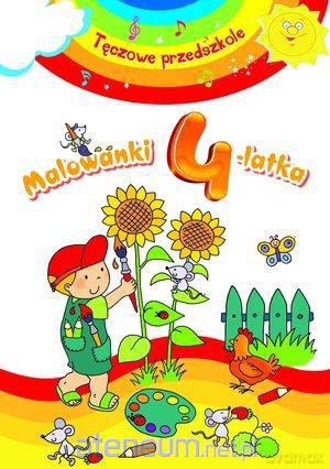 Tęczowe przedszkole - Malowanki 4-latka [KSIĄŻKA]