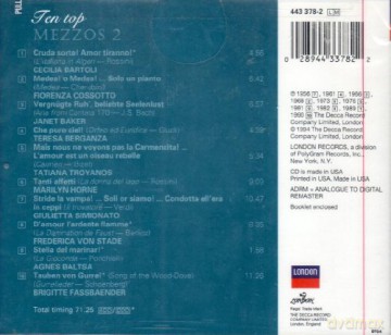 Ten Top Mezzos Ii [CD]