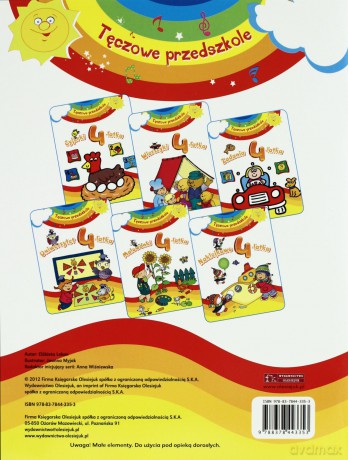 Tęczowe przedszkole - Uniwersytet 4-latka [KSIĄŻKA]