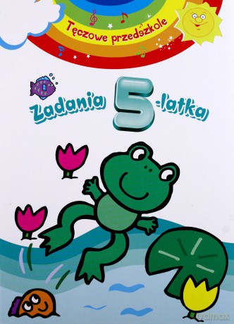 Tęczowe przedszkole - Zadania 5-latka [KSIĄŻKA]