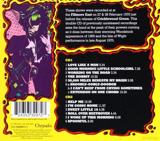 Ten Years After: Live At The Filmore East [2CD]