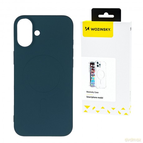 Etui Liquid Silicone Case MagSafe na Samsung Galaxy S25 - niebieskie