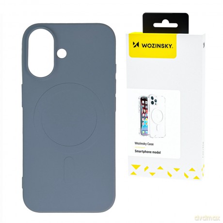 Etui Liquid Silicone Case MagSafe na Samsung Galaxy S25+ - szare