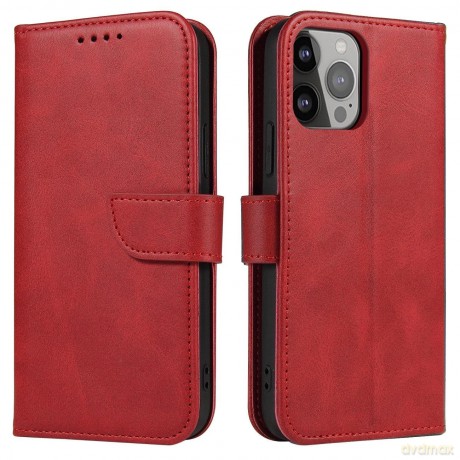 Etui Magnet Case z klapką do Samsung Galaxy A56 - czerwone