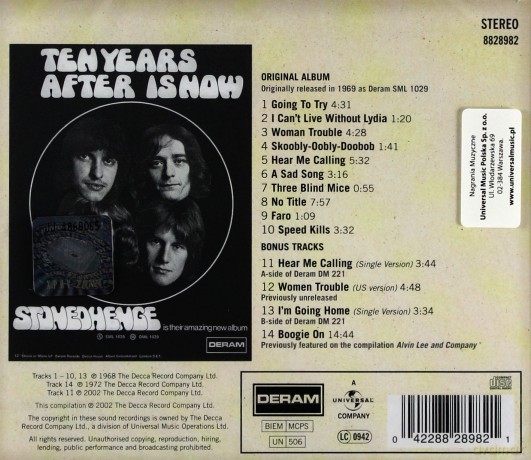 Ten Years After: Stonedhenge [CD]