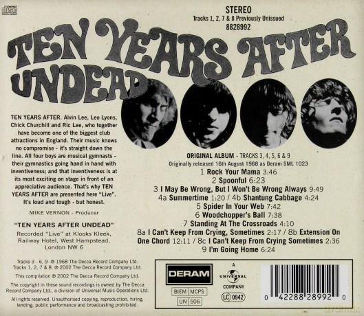 Ten Years After: Undead [CD]