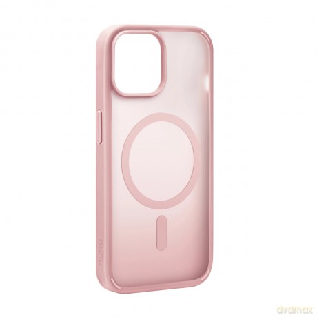 Etui silikonowe Puro Gradient MagSafe do iPhone 15 Plus - różowe
