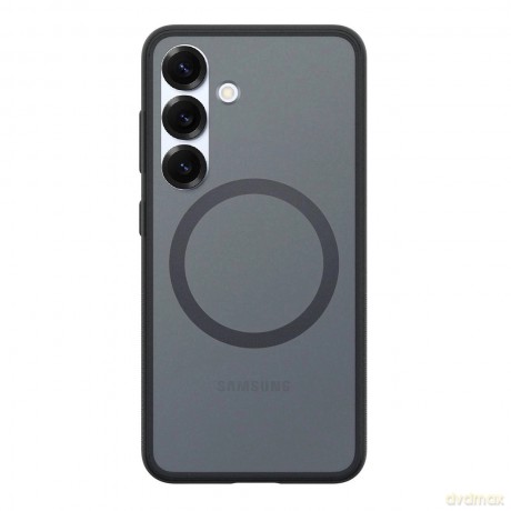 Etui silikonowe Spigen Capella GP-FPS931PGBJW z ringiem magnetycznym MagFit do Samsung Galaxy S25 - czarne