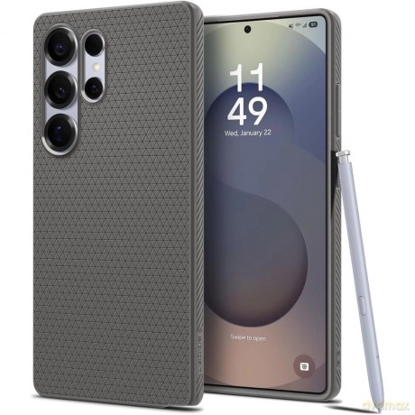 Etui Spigen Liquid Air na Samsung Galaxy S25 Ultra - szare