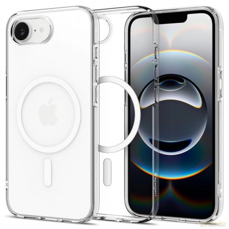 Etui Spigen Liquid Crystal Mag MagSafe na iPhone 16e - przezroczyste