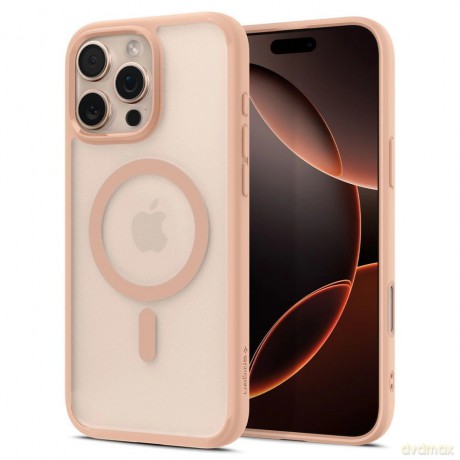 Etui Spigen Ultra Hybrid "T" MagSafe na iPhone 16 Pro Max - różowe
