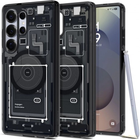 Etui Spigen Ultra Hybrid Mag na Samsung Galaxy S25 Ultra Zero One - czarne