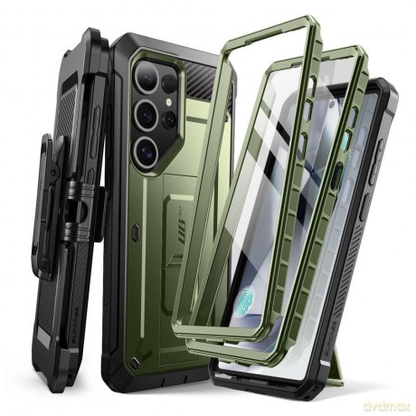 Etui Supcase Unicorn Beetle Pro 2-set na Samsung Galaxy S25 Ultra - oliwkowy
