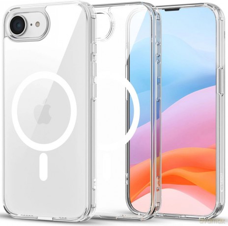 Etui Tech-Protect FlexAir Hybrid MagSafe na iPhone 16e - przezroczyste