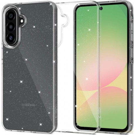 Etui Tech-Protect FlexAir na Samsung Galaxy A56 5G - przezroczysto-brokatowe