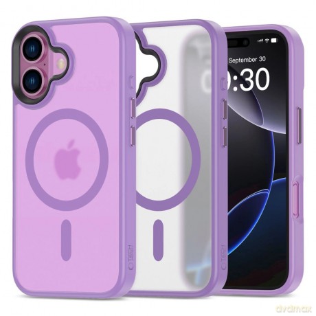 Etui Tech-Protect MagMat MagSafe iPhone 16 - fioletowe
