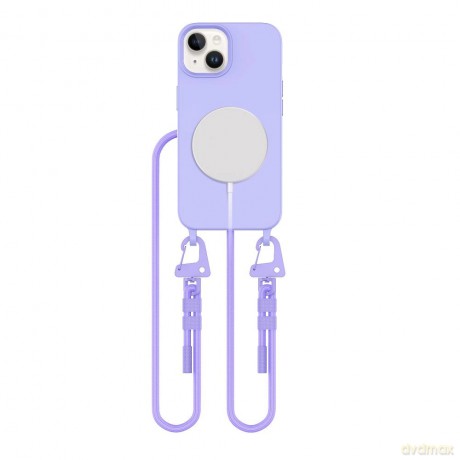 Etui Tech-Protect MagNecklace MagSafe na iPhone 13 - lawendowe
