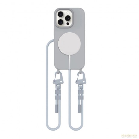 Etui Tech-Protect MagNecklace MagSafe na iPhone 15 Pro - szare
