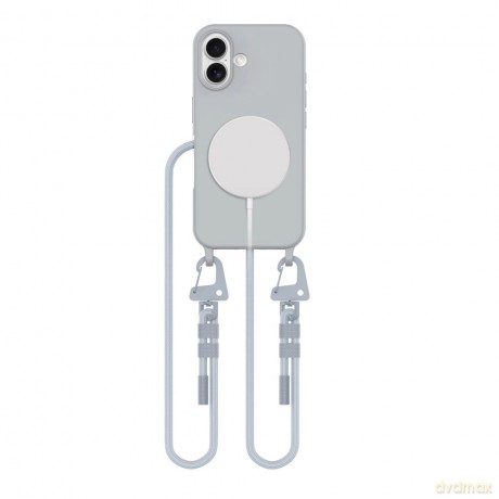 Etui Tech-Protect MagNecklace MagSafe na iPhone 16 - szare