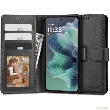 Etui Tech-Protect Wallet na Motorola Moto G25 5G - czarne