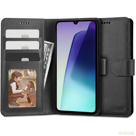 Etui Tech-Protect Wallet na Xiaomi Redmi 14C - czarne