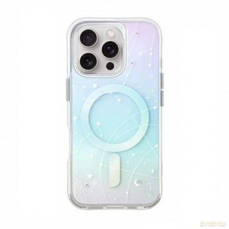 Etui UNIQ Coehl Celest Magnetic Charging na iPhone 16 Pro - opalizujące