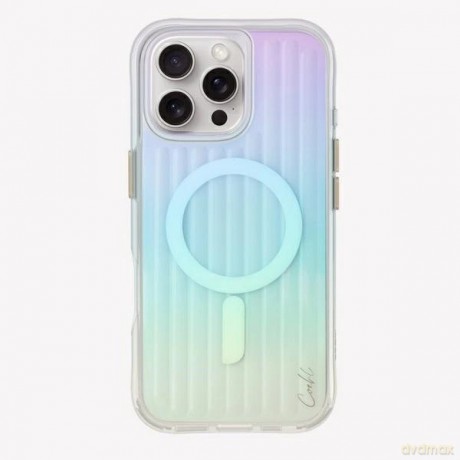 Etui UNIQ Coehl Linear Magnetic Charging na iPhone 16 Pro Max - opalizujące