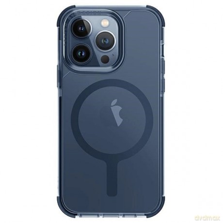 Etui UNIQ Combat na iPhone 15 Pro Max 6.7" z MagSafe - ciemnoniebieskie