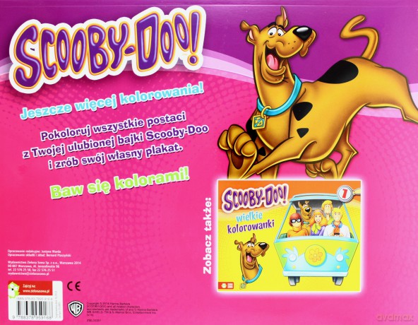 Wielkie kolorowanki plakaty cz 2 - Scooby-Doo [KSIĄŻKA]
