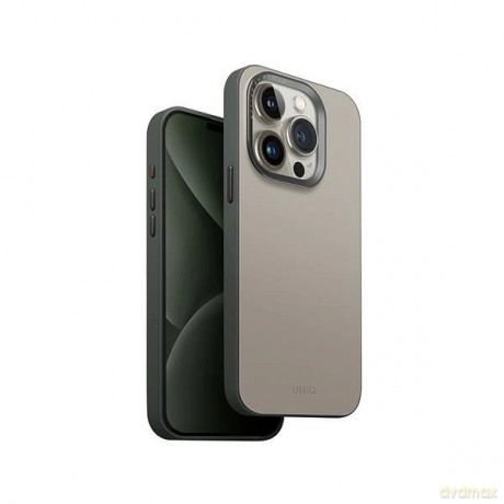 Etui UNIQ Lyden DS na iPhone 15 Pro Max 6.7" z MagSafe - beżowo-zielone
