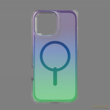 Etui ZAGG Milan Snap z MagSafe do iPhone 16 Pro Max - zielono-fioletowe