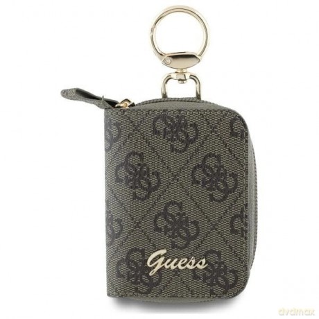 Guess Cable Pouch GUABP4DPTW Saszetka na kabel brązowy/brown 4G Triangle