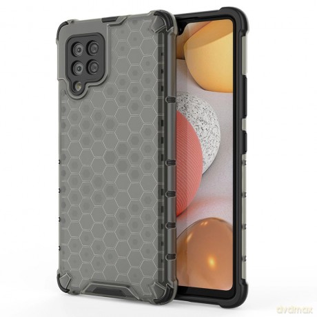 Honeycomb etui pancerny pokrowiec z żelową ramką Samsung Galaxy A42 5G czarny