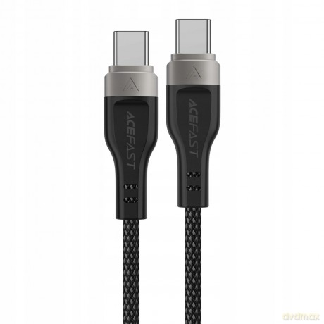 Kabel 3w1 Acefast C11-03 USB-C - USB-C 480Mb/s 100W 1.2m - czarny