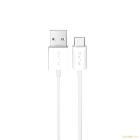 Kabel Puro 10W TPE USB-A - USB-C 2m - biały