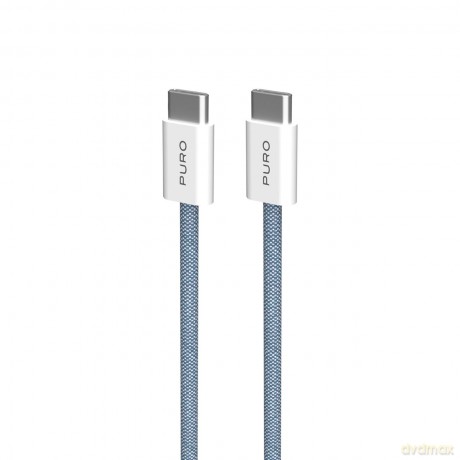 Kabel Puro Fabrik 60W USB-C - USB-C 1,5m - niebieski