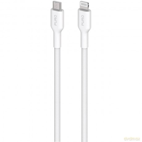 Kabel Puro Fabrik USB-C - Lightning z MFI 1,2m - biały
