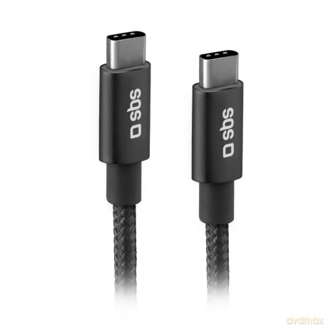 Kabel SBS TECABLETCC20BK USB-C - USB-C 25W Power Delivery 1,5m - szary