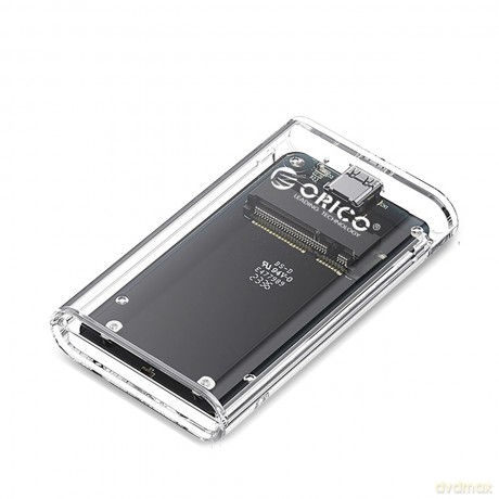 Kieszeń dyskowa Orico TC10-MS MSATA USB-C 3.2 5Gb/s - przezroczysta