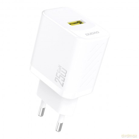 Ładowarka Dudao A27S 25W GaN USB-A - biała