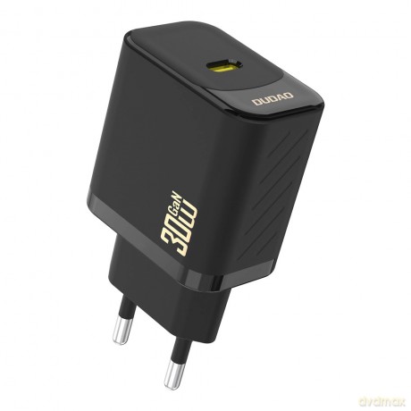 Ładowarka sieciowa Dudao A27P 30W PD GaN USB-C - czarna