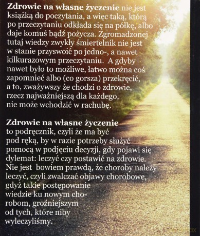 Zdrowie na własne życzenie T.2 [KSIĄŻKA]