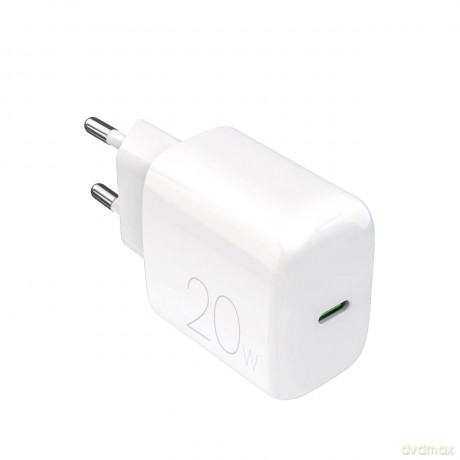 Ładowarka sieciowa Puro PROLITE 20W USB-C - biała