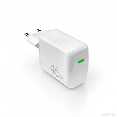 Ładowarka sieciowa Puro Super Mini 45W PD GaN USB-C - biała