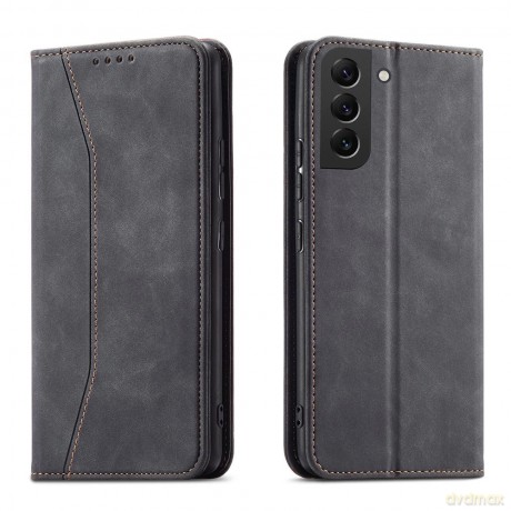 Magnet Fancy Case etui Samsung Galaxy S23+ pokrowiec z klapką portfel podstawka czarne